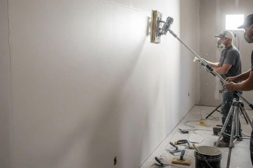 level 5 drywall finishng coweta