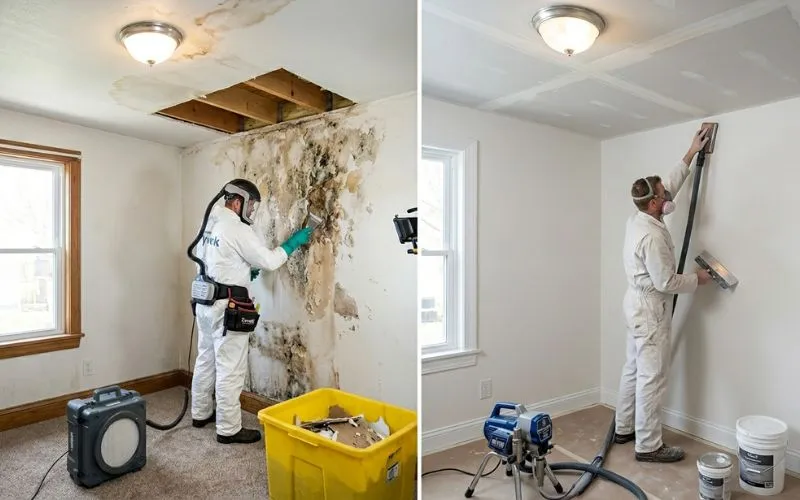 water damage drywall repair in north fulton county